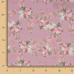 Viyela Estampada Rosas Provenza Rosa - Ribes y Casals