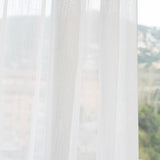 Visillo Etamín Largura XXL Blanco Natural - Ribes y Casals