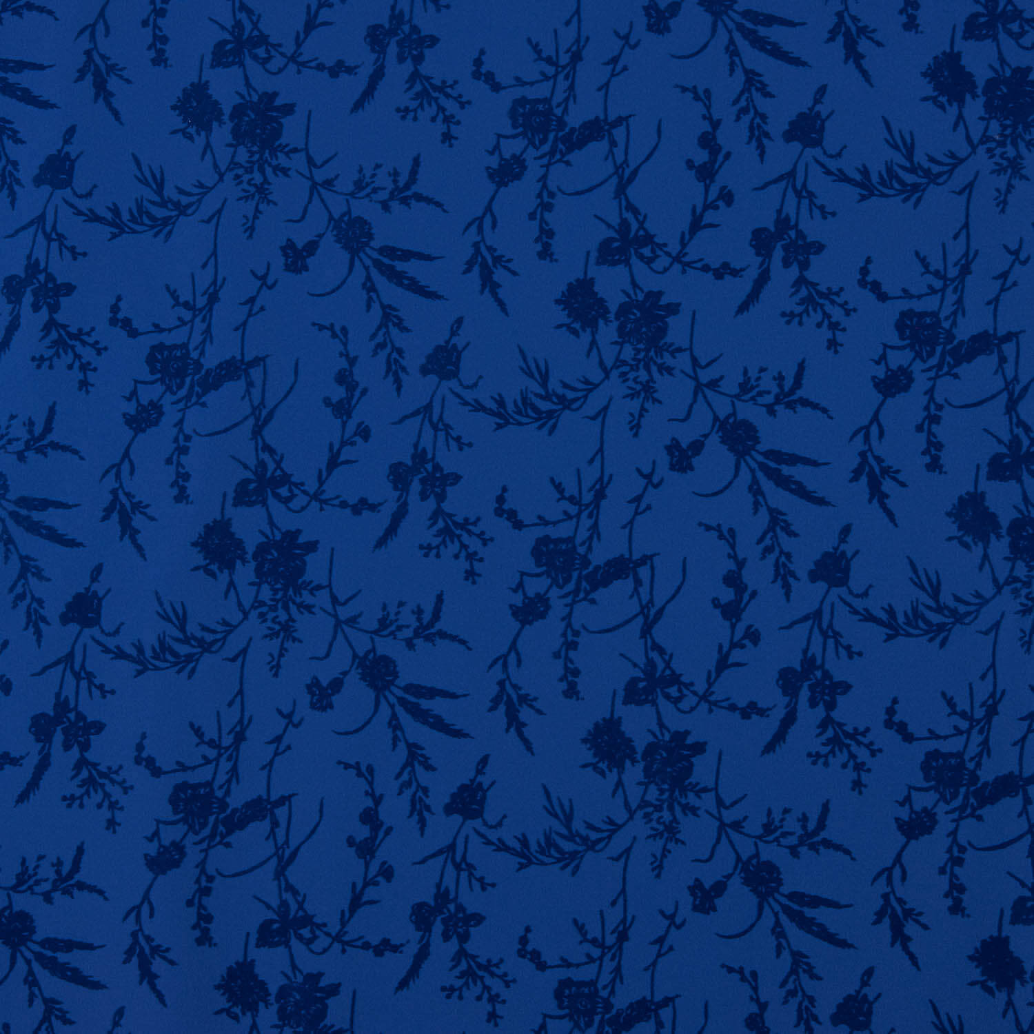 Koshibo Azulina Flocado Flores Azul Intenso - Ribes y Casals