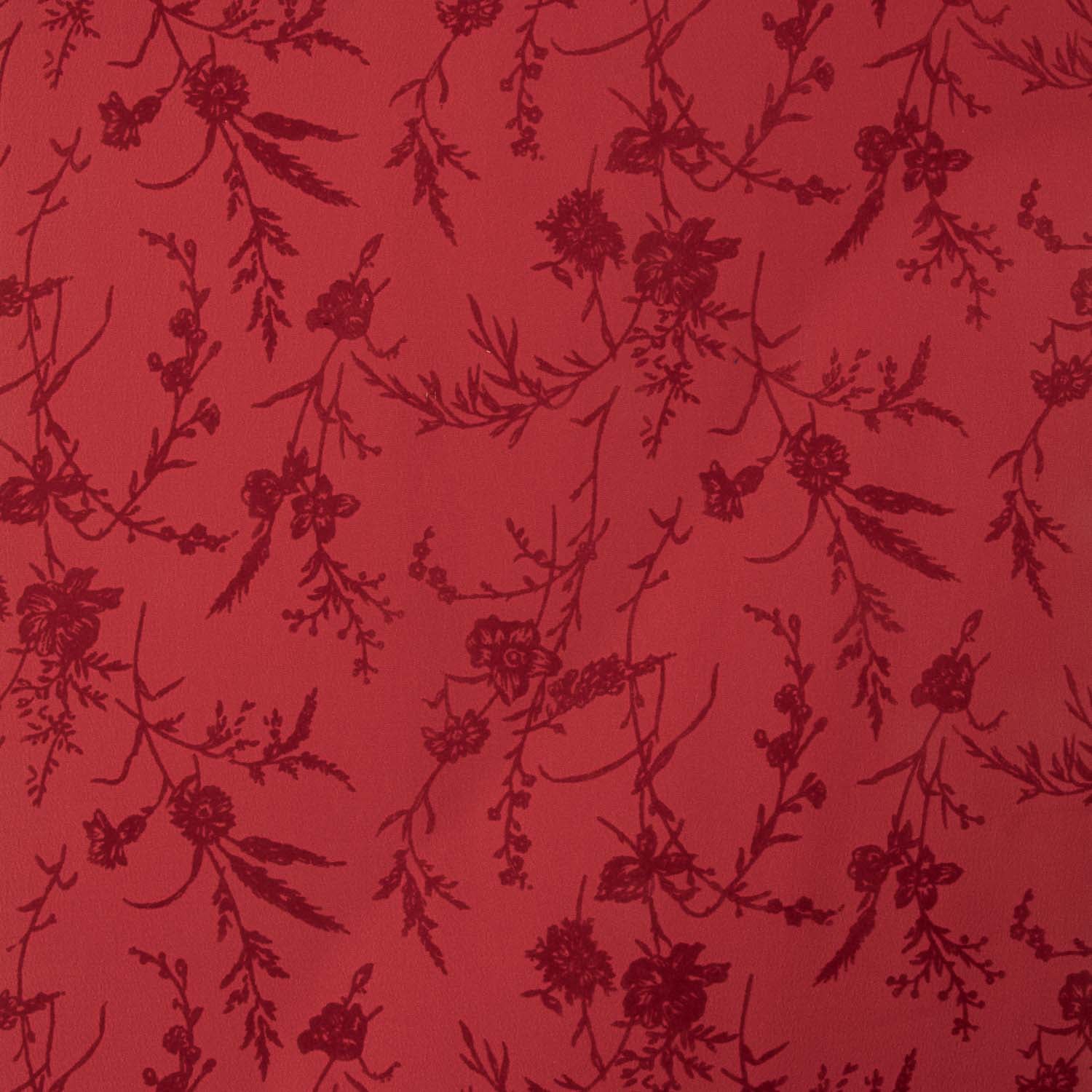 Koshibo Rojo Flocado Flores Rojo - Ribes y Casals