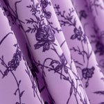 Koshibo Malva Flocado Flores Lila Intenso - Ribes y Casals