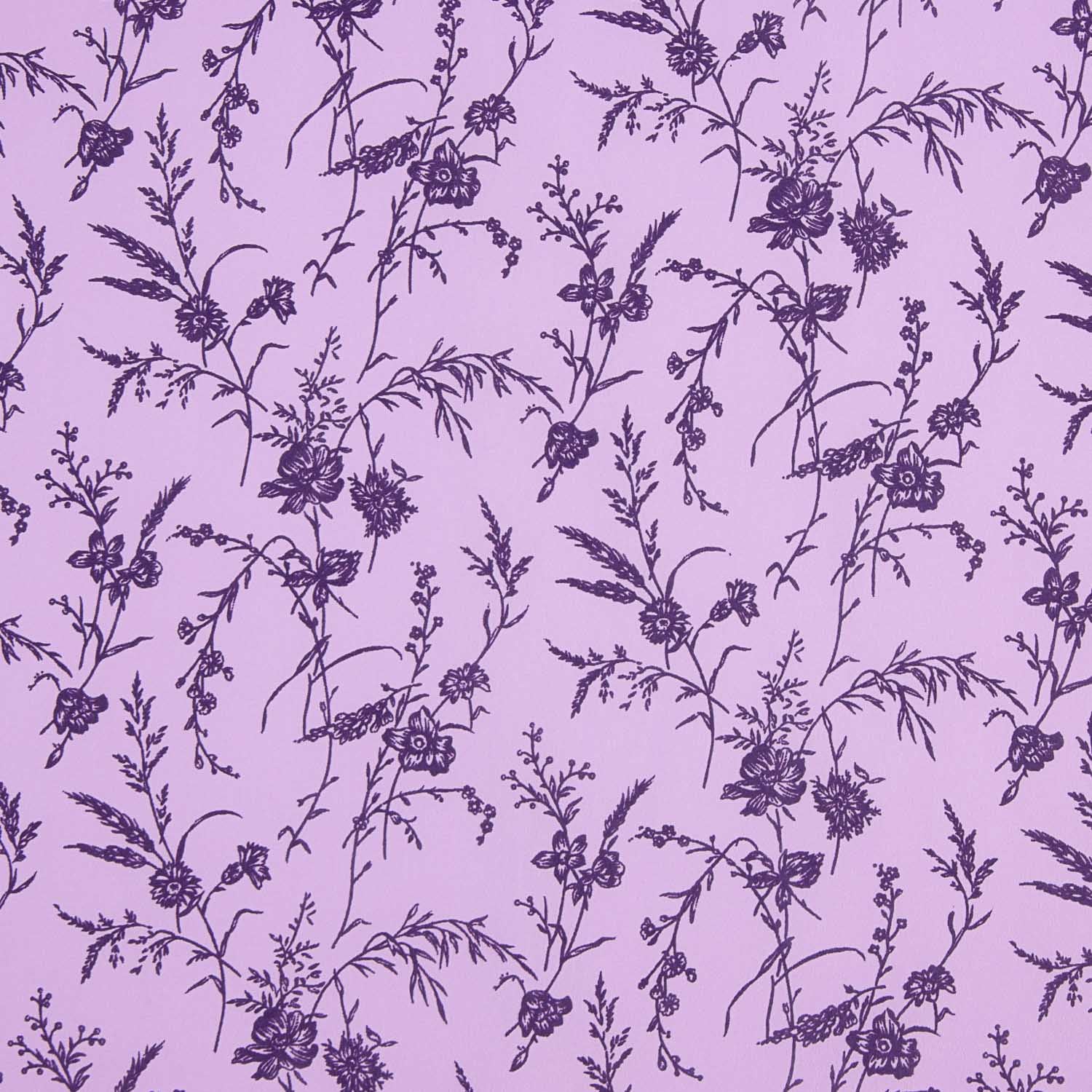 Koshibo Malva Flocado Flores Lila Intenso - Ribes y Casals