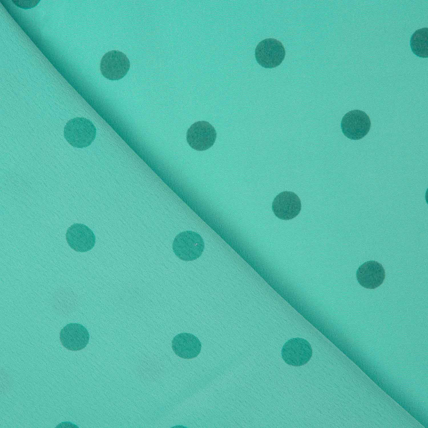 Koshibo Turquesa Flocado Lunar Verde - Ribes y Casals