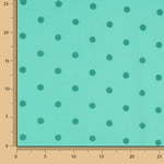 Koshibo Turquesa Flocado Lunar Verde - Ribes y Casals