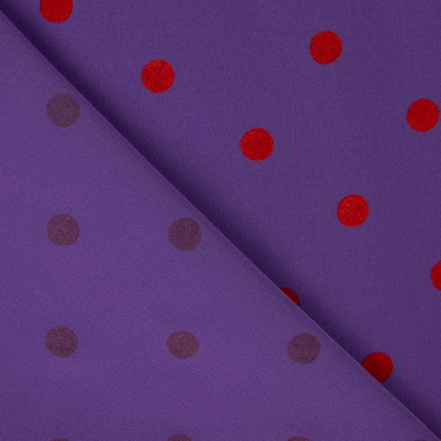 Koshibo Morado Flocado Lunar Rojo - Ribes y Casals