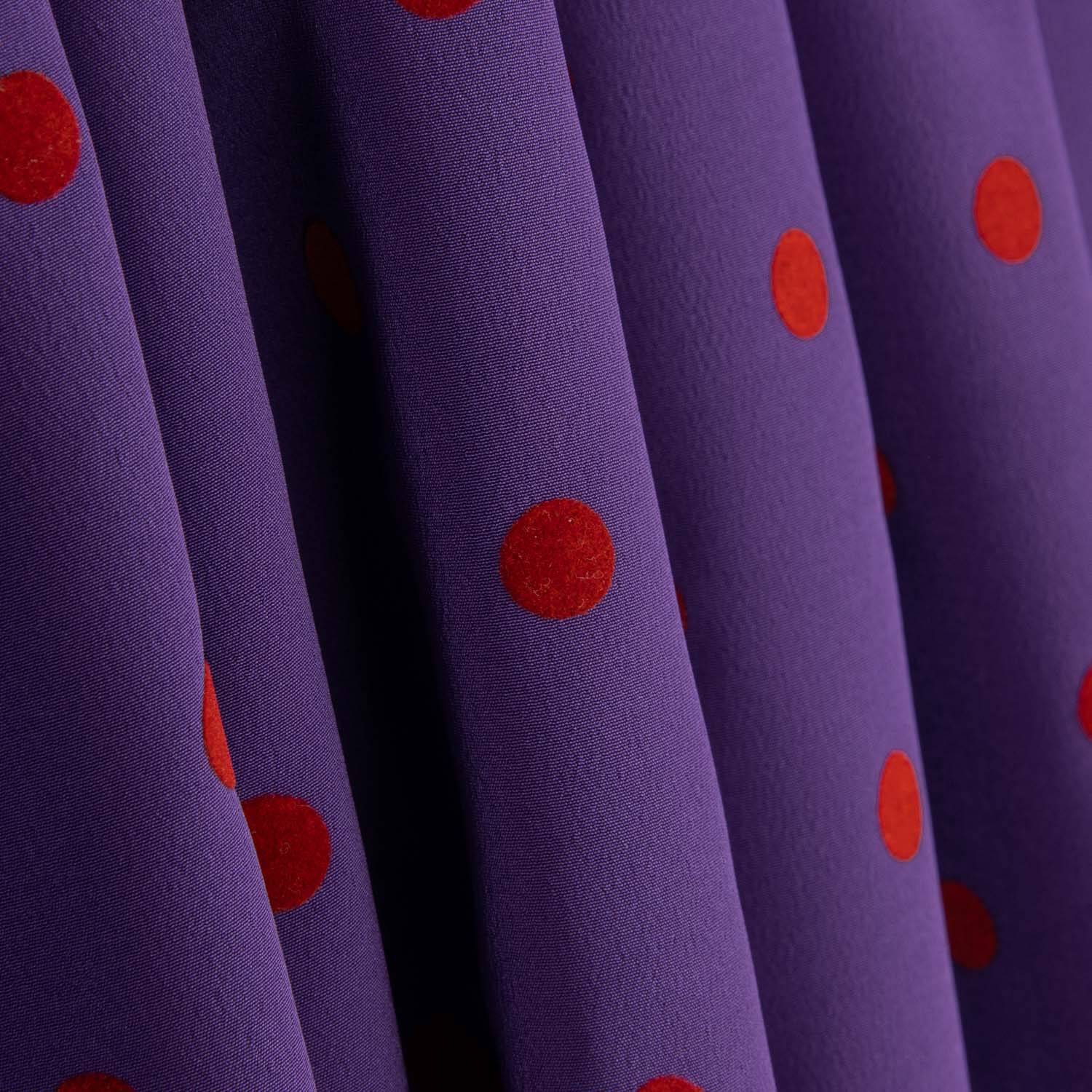Koshibo Morado Flocado Lunar Rojo - Ribes y Casals