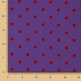 Koshibo Morado Flocado Lunar Rojo - Ribes y Casals