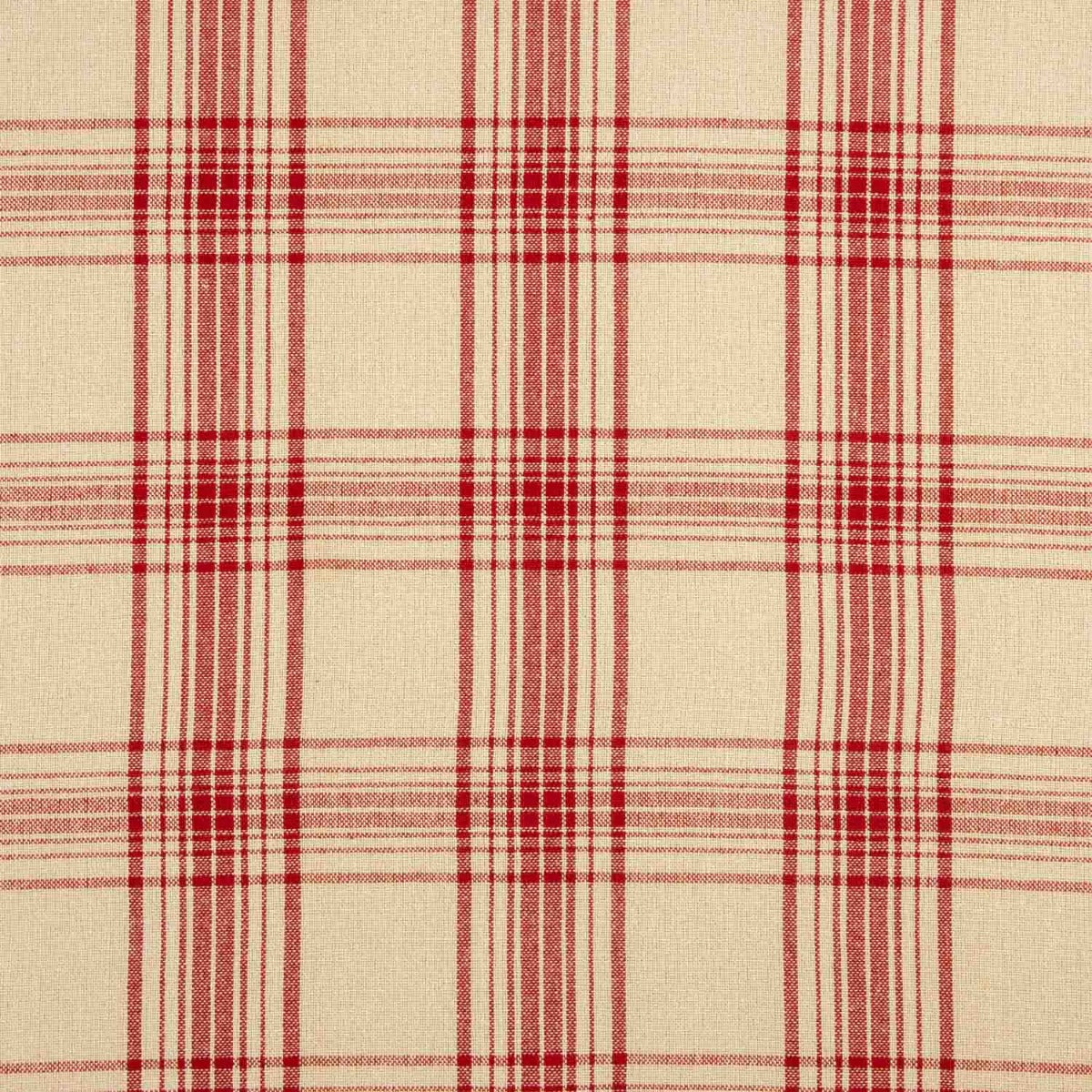 Retal Esterilla Estampada Cuadro Rojo 180x160 cms - Ribes y Casals