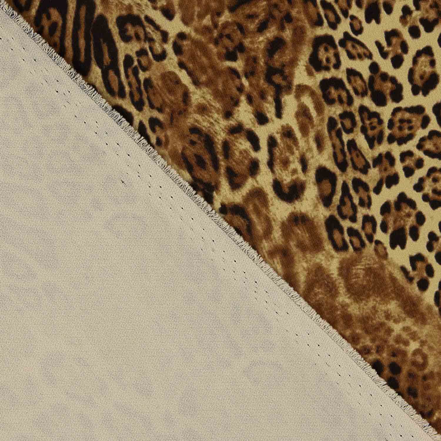 Crepé Estampado Leopardo - Ribes y Casals