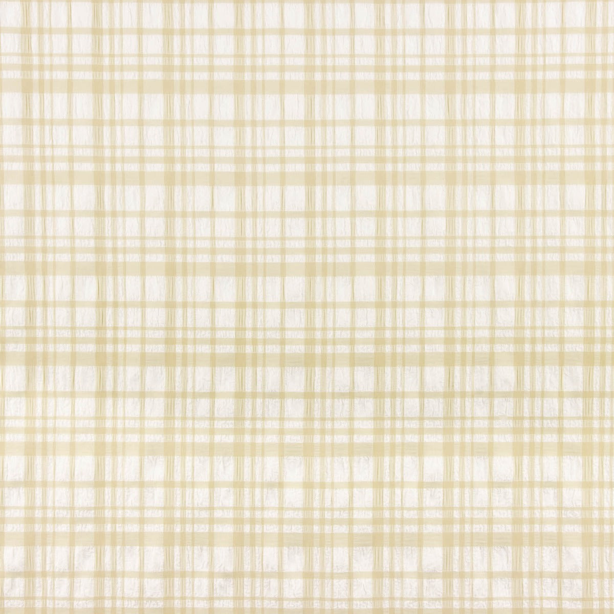 Seersucker Cuadros Beige y Blanco - Ribes y Casals