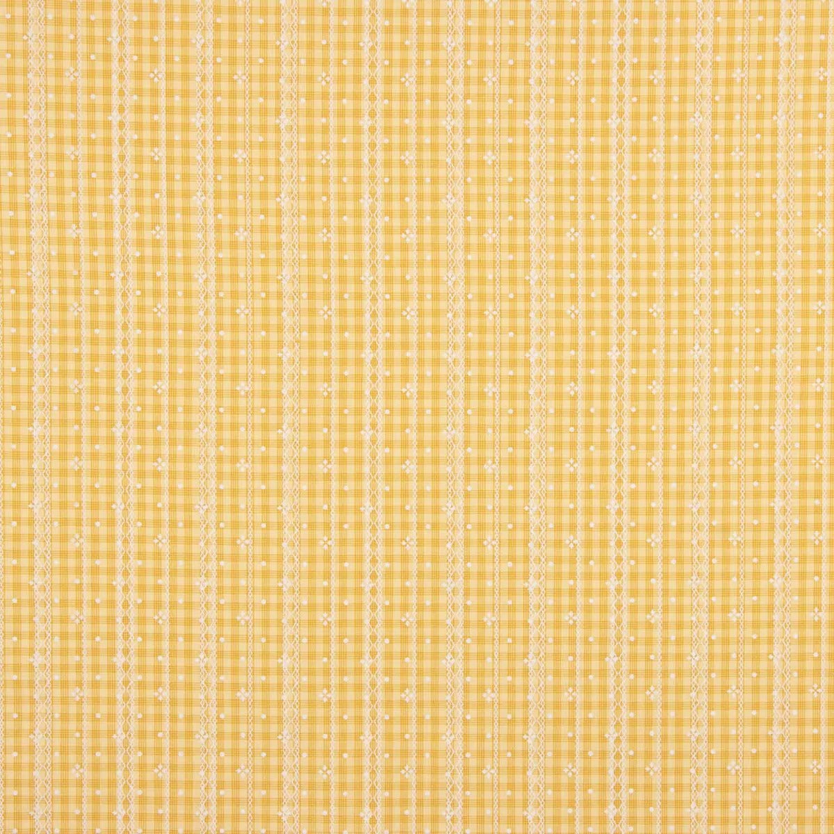Cuadro Vichy Amarillo Estampado - Ribes y Casals