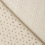 Bordado Suizo Pétalos Crudo - Ribes y Casals