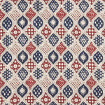 Popelín Estampado Granada Azul - Ribes y Casals