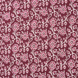 Voile Algodón Estampado Jardín Vintage Burdeos - Ribes y Casals