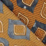 Voile Algodón Estampado Ikat Terra Índigo - Ribes y Casals