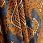 Voile Algodón Estampado Ikat Terra Índigo - Ribes y Casals