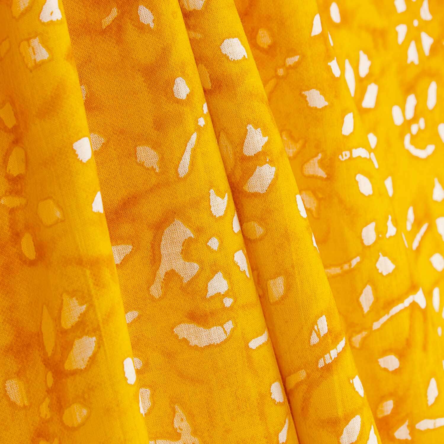 Voile Algodón Estampado Sol Amarillo - Ribes y Casals