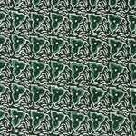 Voile Algodón Estampado Tribal Orgánico Verde - Ribes y Casals