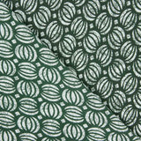 Voile Algodón Estampado Semillas Botánicas Verde - Ribes y Casals