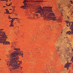 Twill Satén Pixel Coral - Ribes y Casals