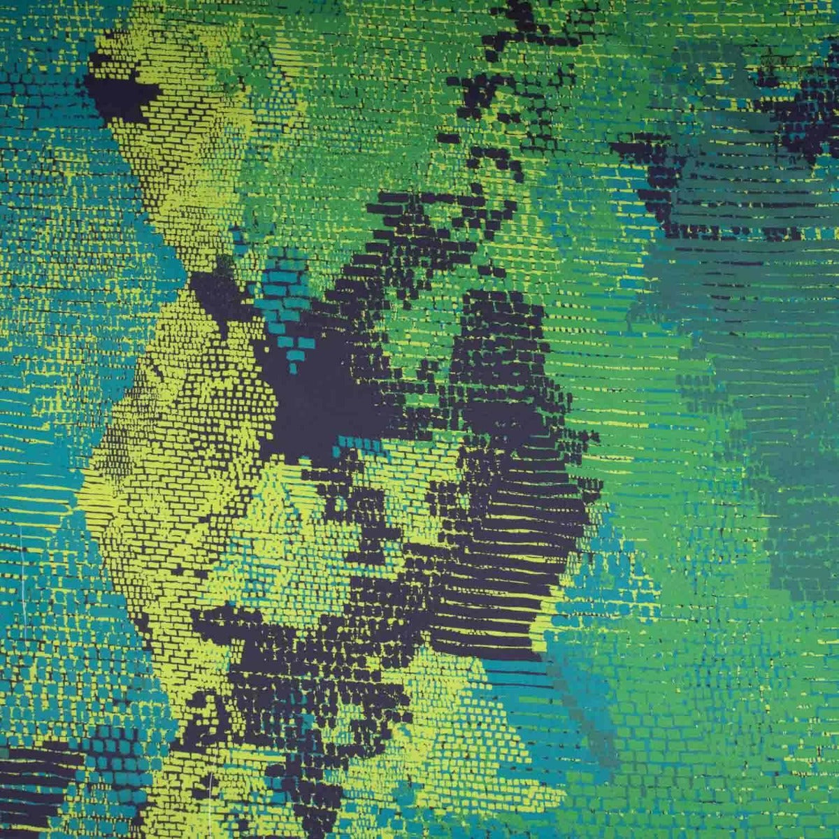 Twill Satén Pixel Jungle - Ribes y Casals