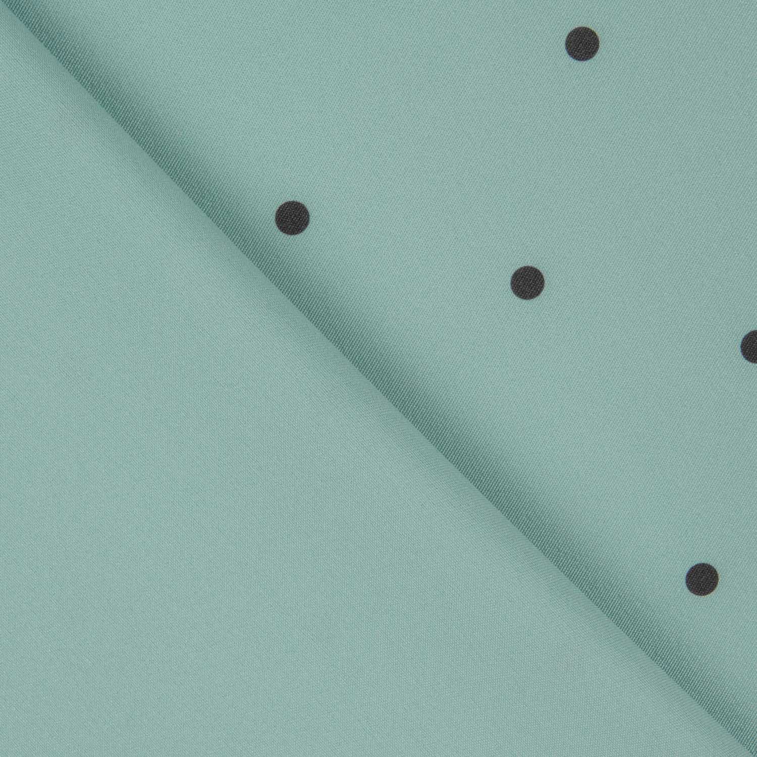 Polytecno Elástico Lunar Negro Fondo Azul Báltico - Ribes y Casals