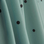 Polytecno Elástico Lunar Negro Fondo Azul Báltico - Ribes y Casals