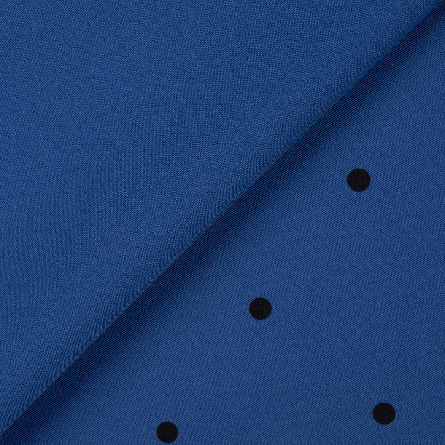 Polytecno Elástico Lunar Negro Fondo Azulina - Ribes y Casals