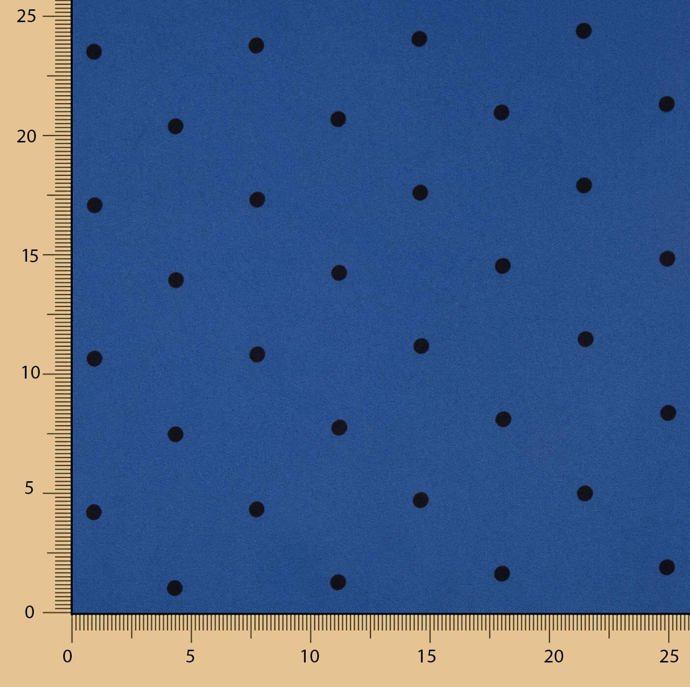 Polytecno Elástico Lunar Negro Fondo Azulina - Ribes y Casals