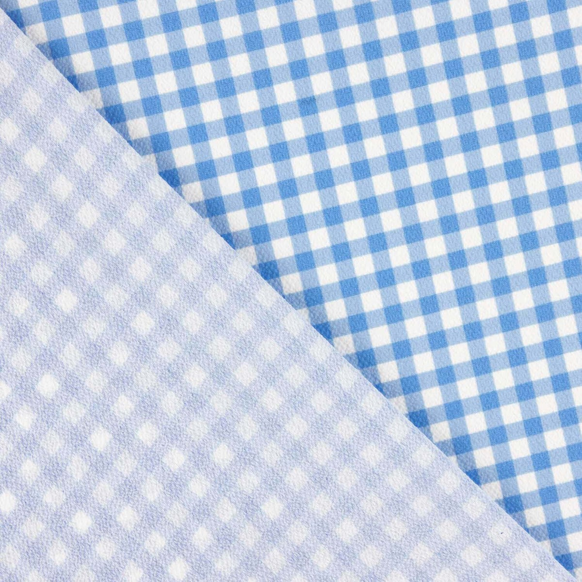 Crepe Vichy Azul y Blanco - Ribes y Casals