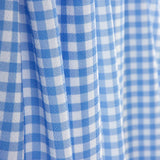 Crepe Vichy Azul y Blanco - Ribes y Casals