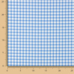 Crepe Vichy Azul y Blanco - Ribes y Casals