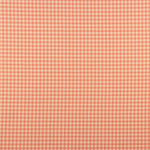 Crepe Vichy Naranja y Coral - Ribes y Casals