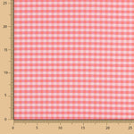 Crepe Vichy Malva y Fresa - Ribes y Casals