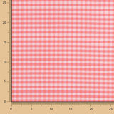 Crepe Vichy Malva y Fresa - Ribes y Casals