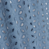 Bordado Suizo Pétalos Azul Denim Oscuro - Ribes y Casals