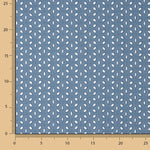 Bordado Suizo Pétalos Azul Denim Oscuro - Ribes y Casals