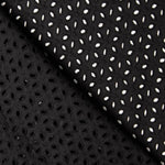 Bordado Suizo Pétalos Negro - Ribes y Casals