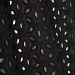 Bordado Suizo Pétalos Negro - Ribes y Casals