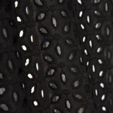 Bordado Suizo Pétalos Negro - Ribes y Casals