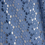 Bordado Suizo Margarita Azul Denim Oscuro - Ribes y Casals