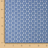 Bordado Suizo Margarita Azul Denim Oscuro - Ribes y Casals