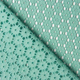 Bordado Suizo Margarita Verde Agua - Ribes y Casals