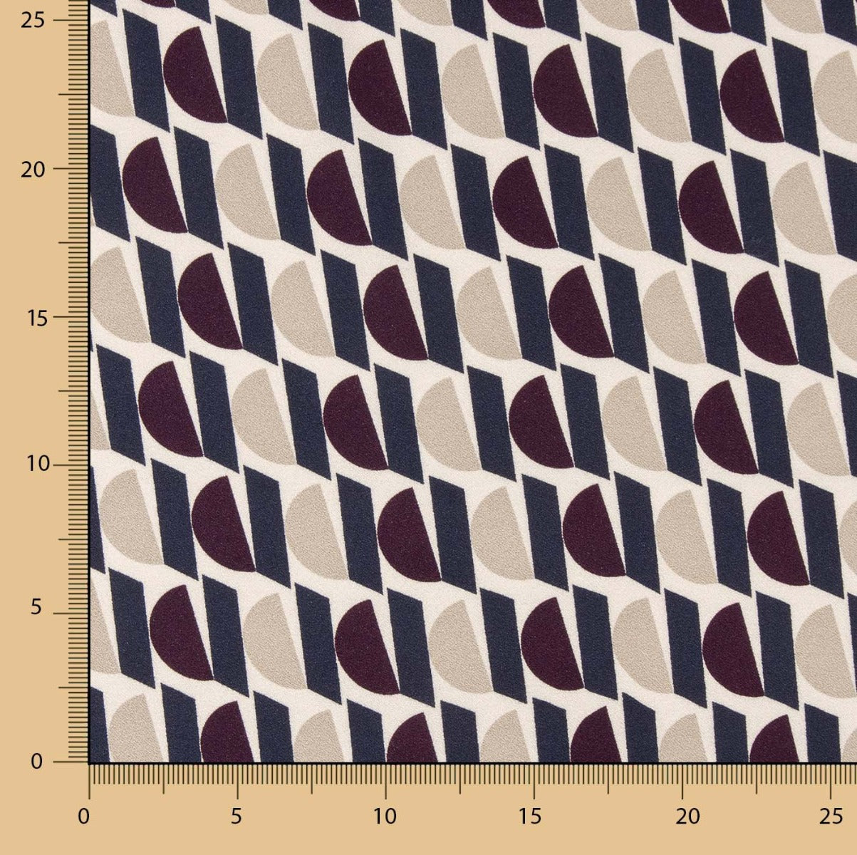 Crepé Viscosa Geo Namibia - Ribes y Casals