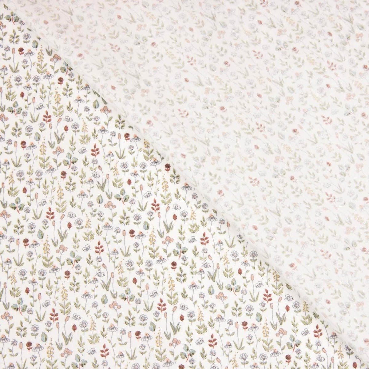 Popelín Minerva Jardín Grana - Ribes y Casals