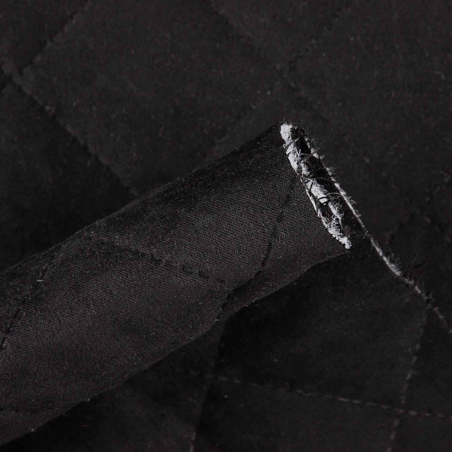 Antelina Acolchada Negro Doble Cara - Ribes y Casals