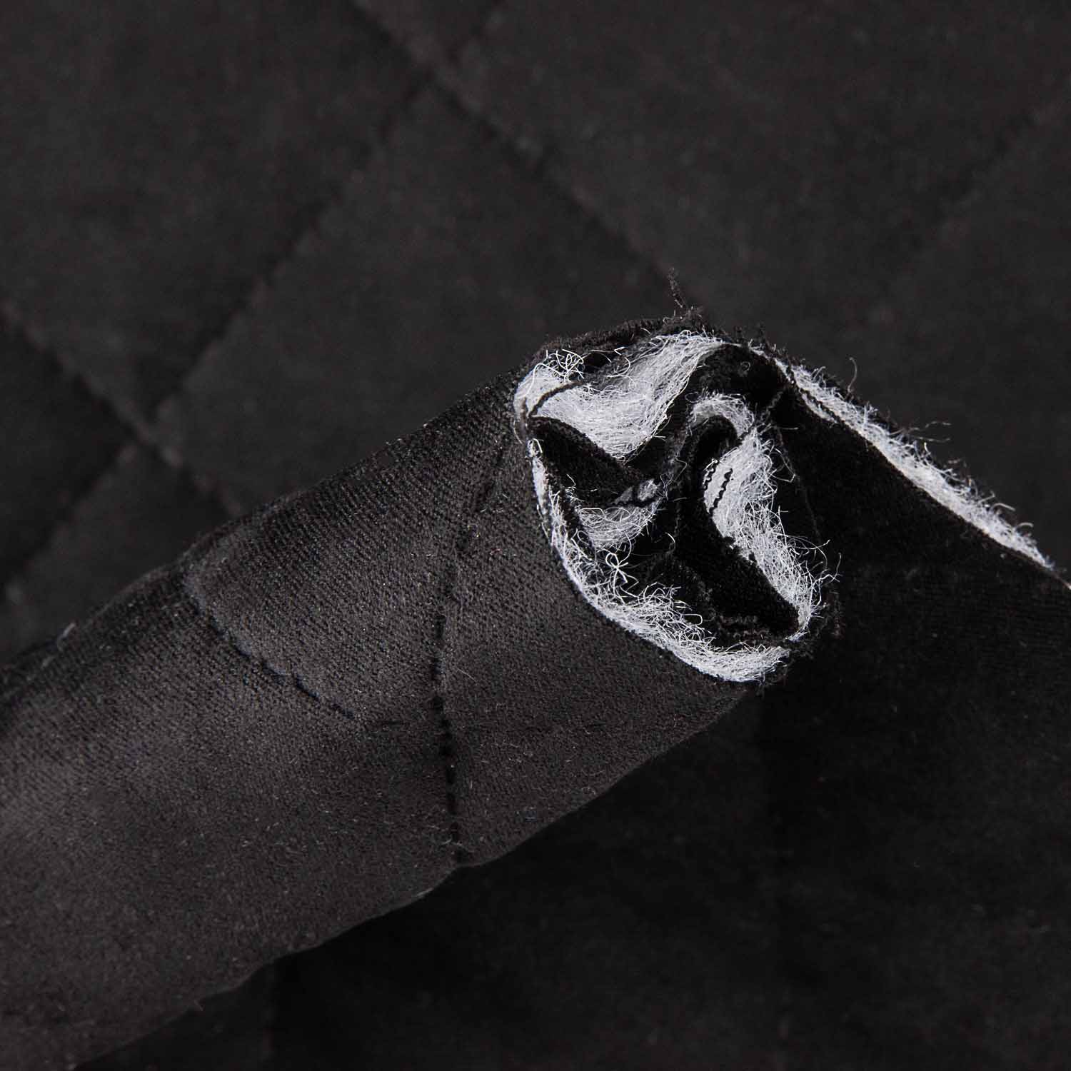 Antelina Acolchada Negro Doble Cara - Ribes y Casals