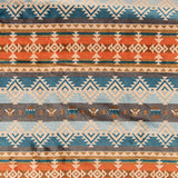 Coralina Estampada Étnica Azul y Teja - Ribes y Casals