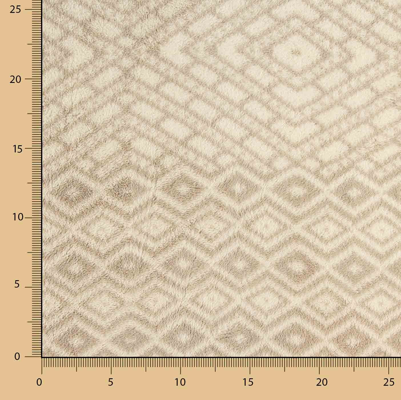 Coralina Estampada Rombos Beige - Ribes y Casals