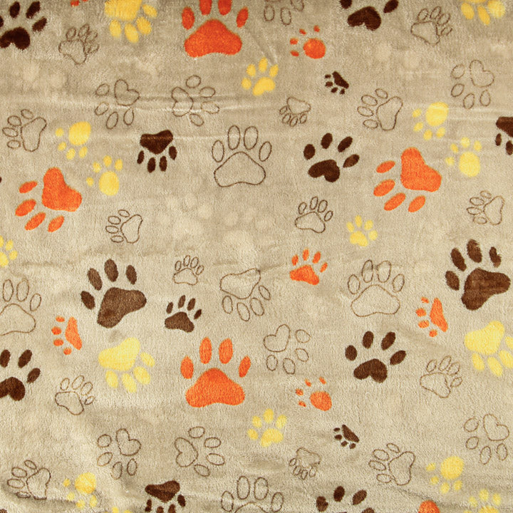 Coralina Estampada Huellas de Animales Beige - Ribes y Casals